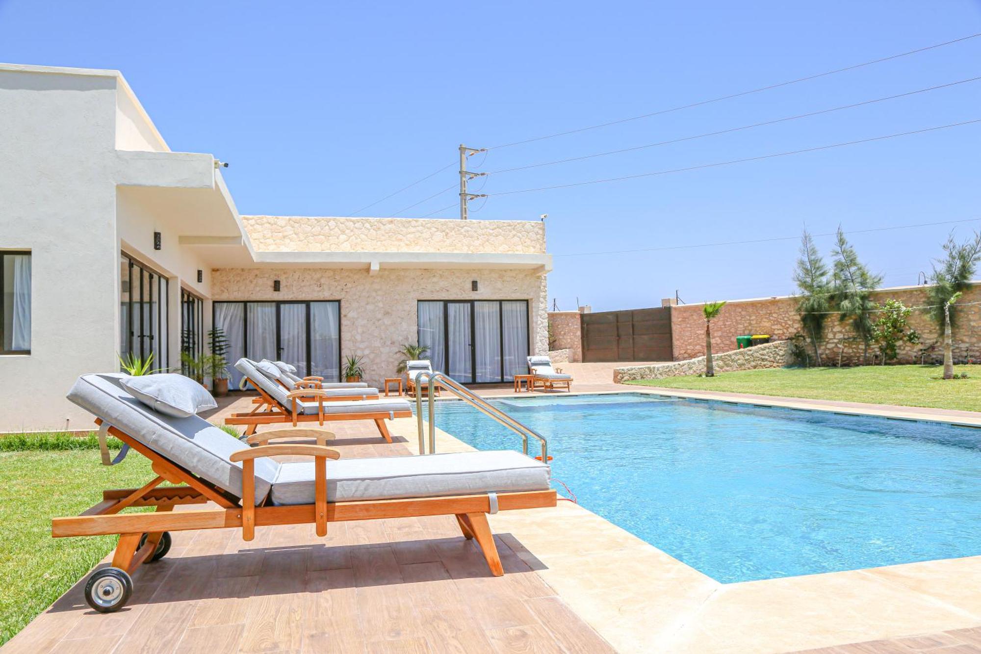 Villa La Rose Bleue - Residence Hoteliere Avec Piscine - Essaouira Esterno foto