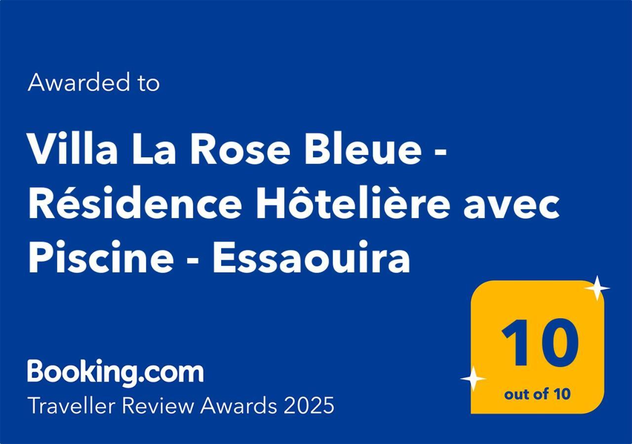 Villa La Rose Bleue - Residence Hoteliere Avec Piscine - Essaouira Esterno foto